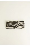 Κορδέλα μαλλιών με zebra print